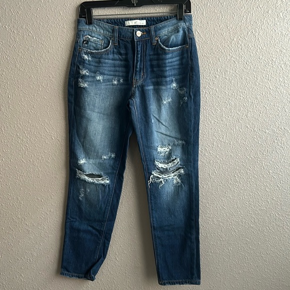 KanCan Denim - KanCan distressed‎ high rise Mom jeans